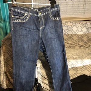 New Clash jeans with a lot of bling, rhinestones